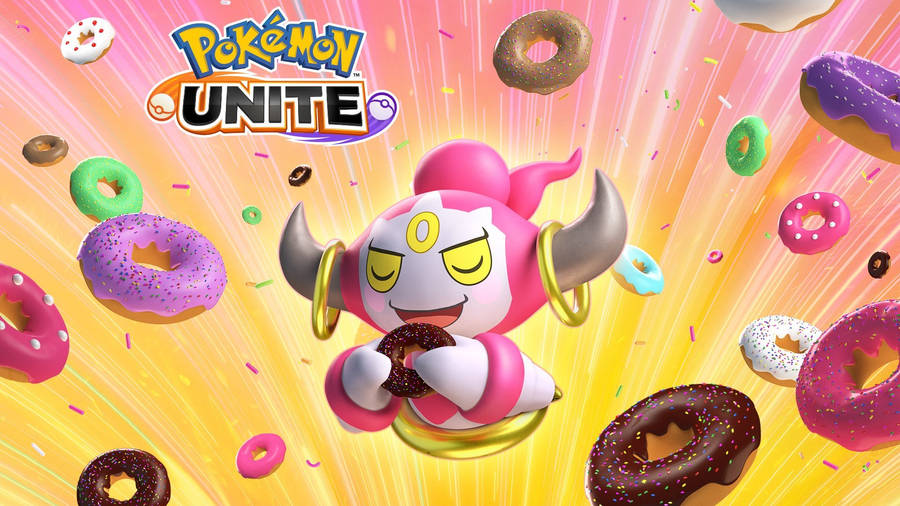 Confined Hoopa In Pokémon Unite Wallpaper