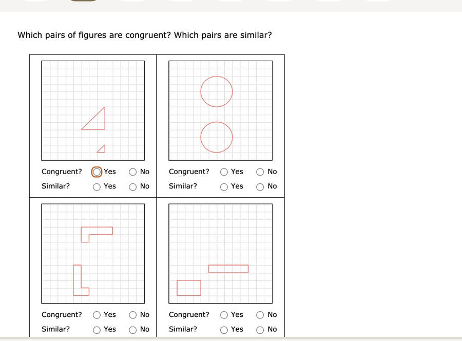 Congruent Shapes Pairs Wallpaper