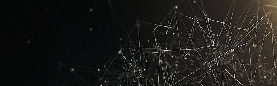 Connected Lines Linkedin Banner Wallpaper