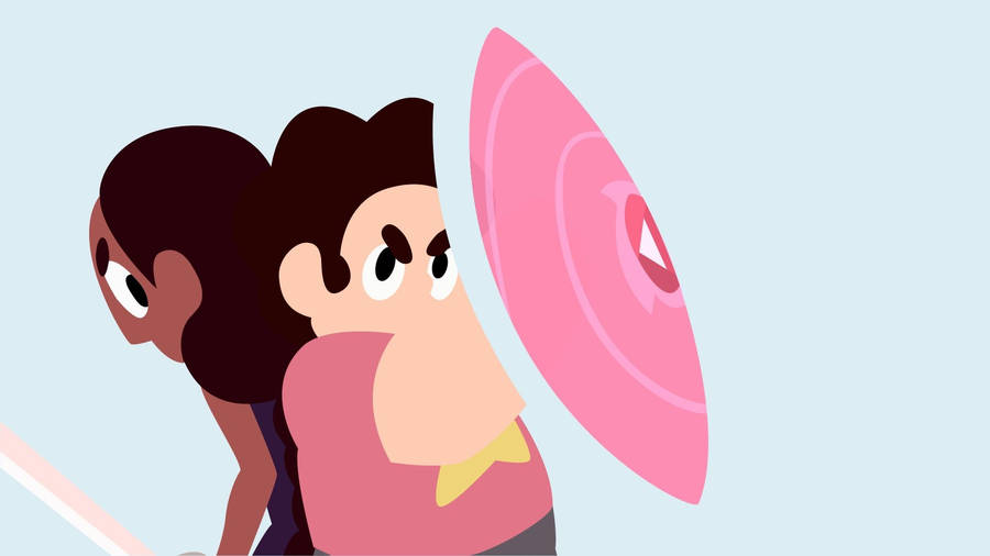 Connie And Steven Universe Ipad Wallpaper