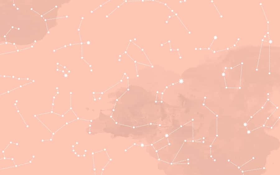Constellations Rose Gold Laptop Wallpaper