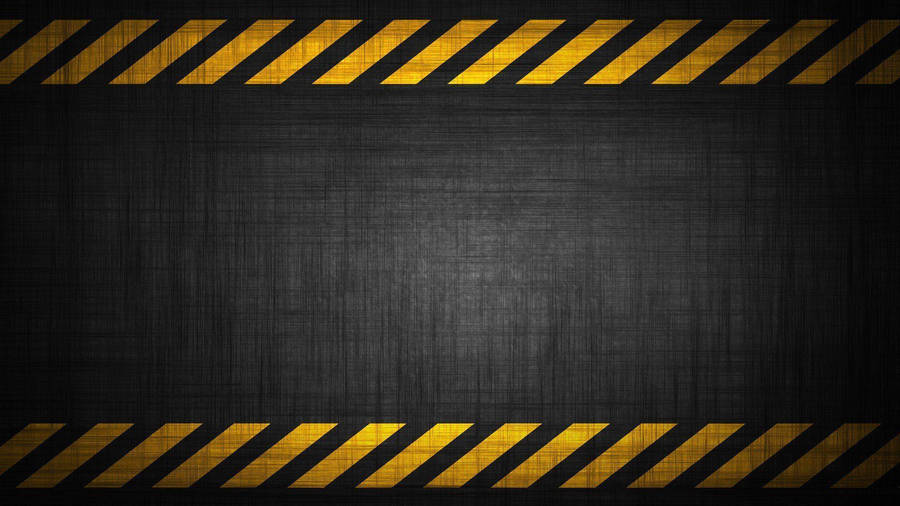 Construction Hazard Stripes Borders Wallpaper