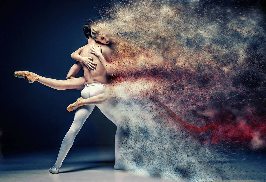 Contemporary Dance Art Wallpaper