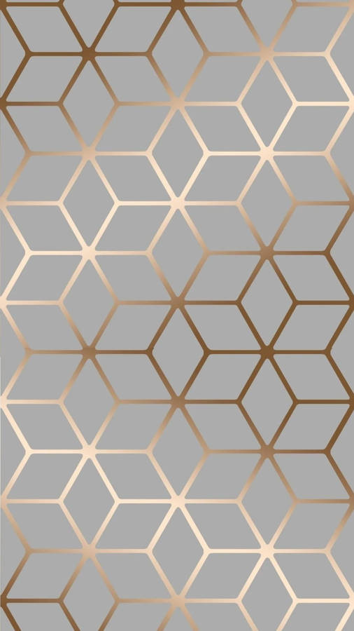 Contemporary Modern 3d Cubic Shimmer Metallic Wallpaper