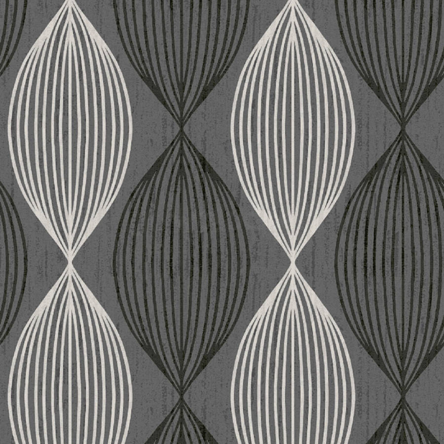 Contemporary Modern Grey-white Orbit Wallpaper