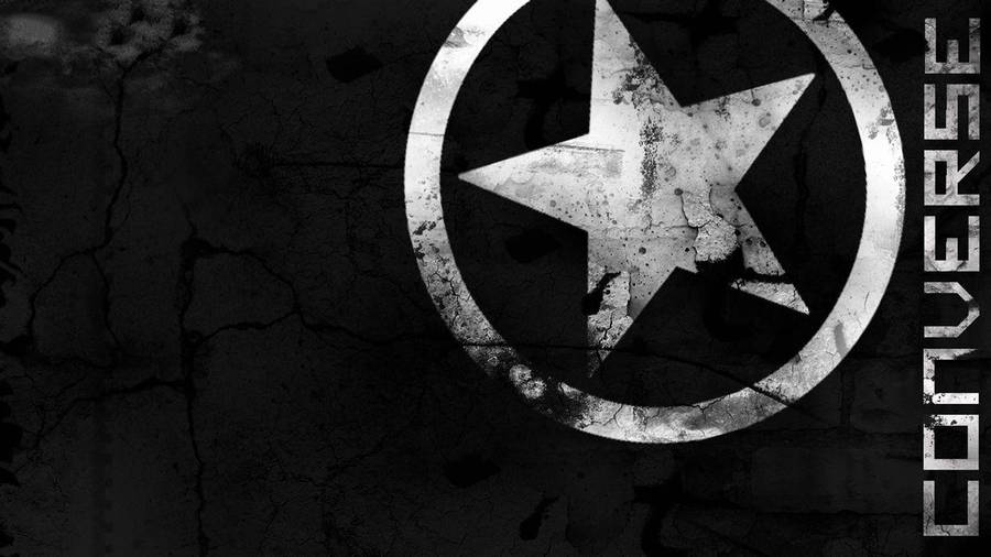 Converse Logo Metallic Design Wallpaper