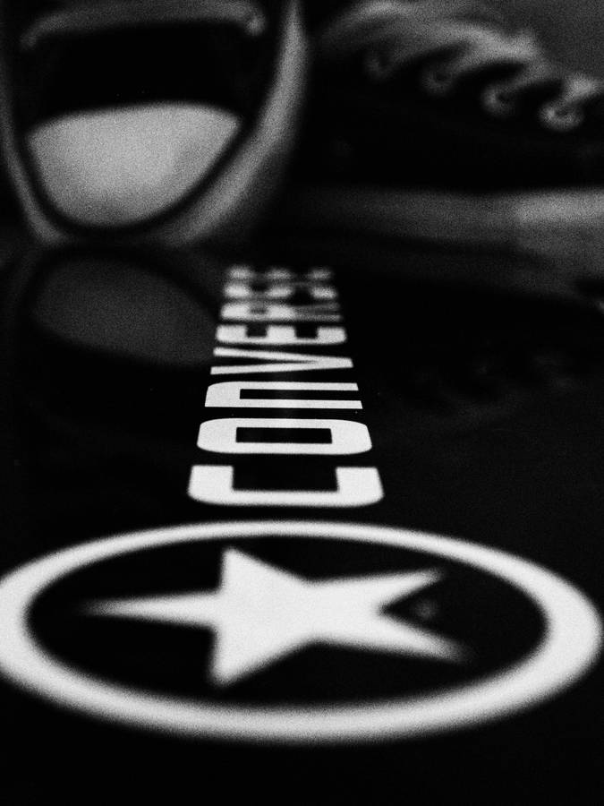 Converse Logo Perspective Shot Wallpaper