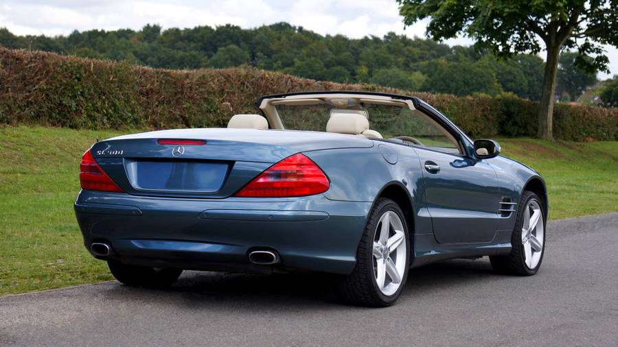 Convertible Benz 4k Wallpaper