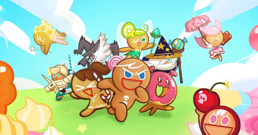 Cookie Run Digital Art Wallpaper