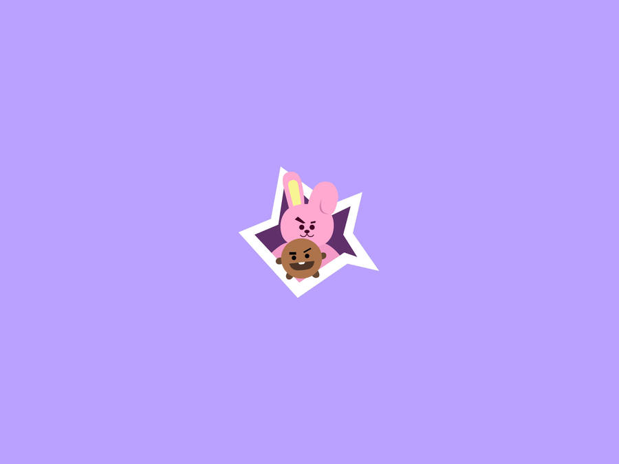 Cooky Bt21 With Shooky Wallpaper