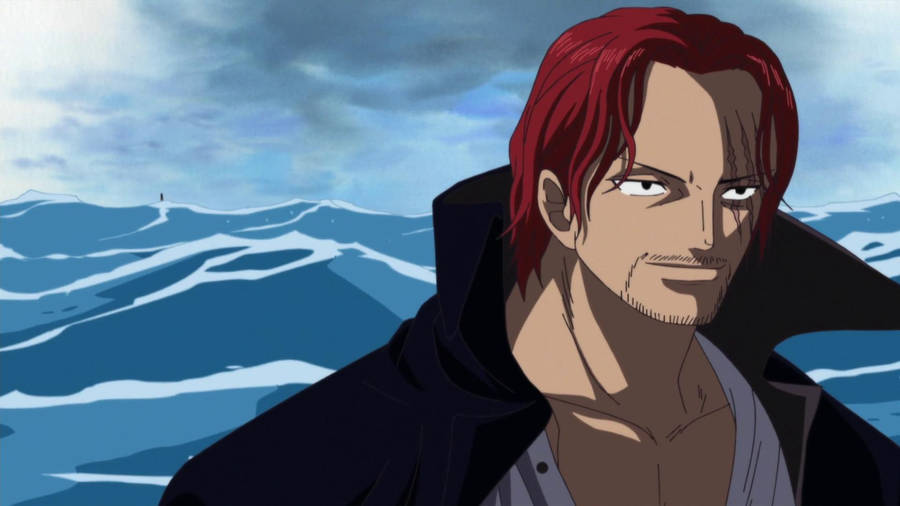 Cool And Powerful - Shanks Of One Piece At The Grand Line Wallpaper