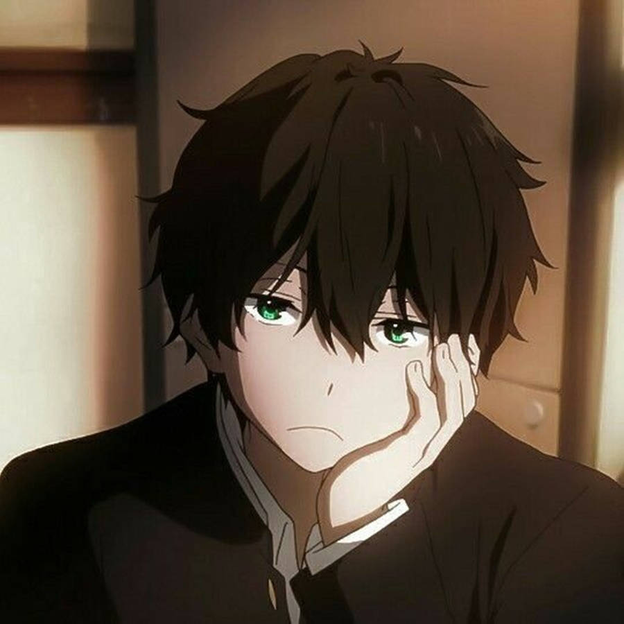 Cool Anime Boy Pfp Hōtarō Oreki Wallpaper