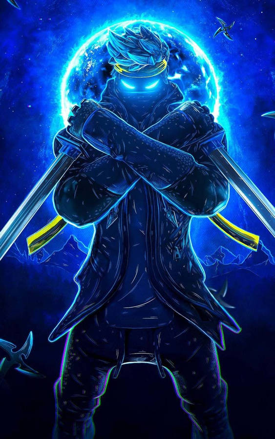 Cool Anime Phone Ninja Unique Art Wallpaper