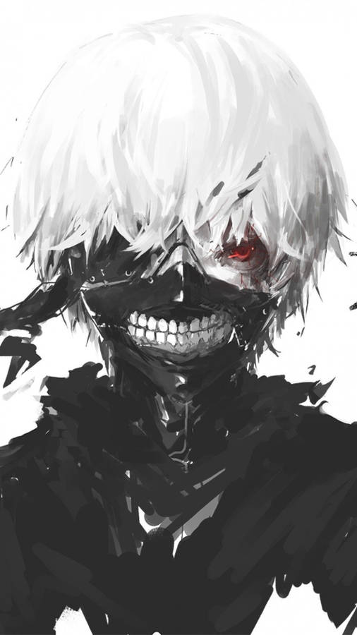 Cool Artwork Tokyo Ghoul Iphone Wallpaper