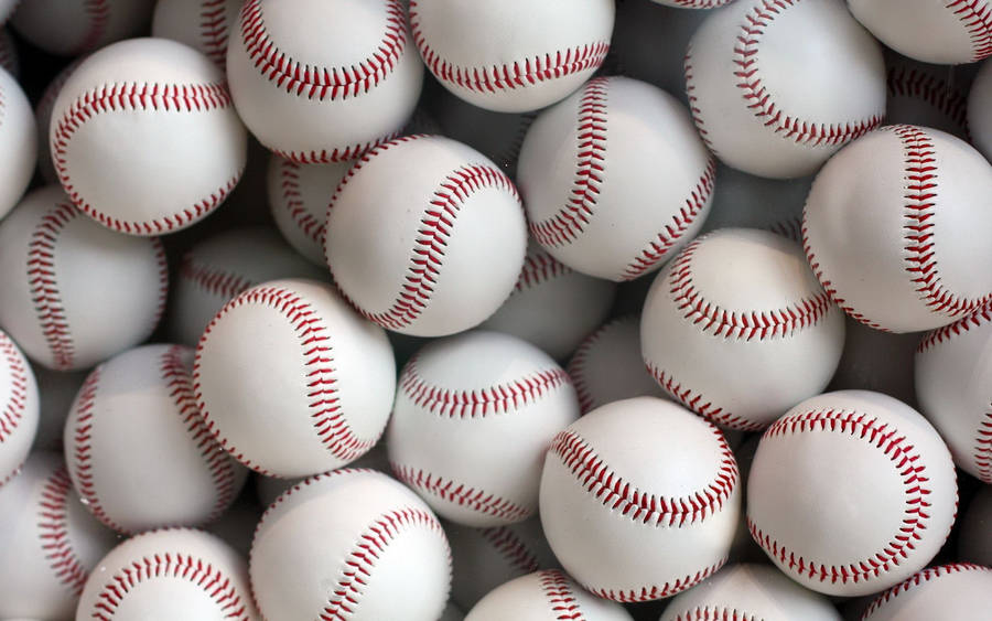 Cool Baseballs Combined Wallpaper