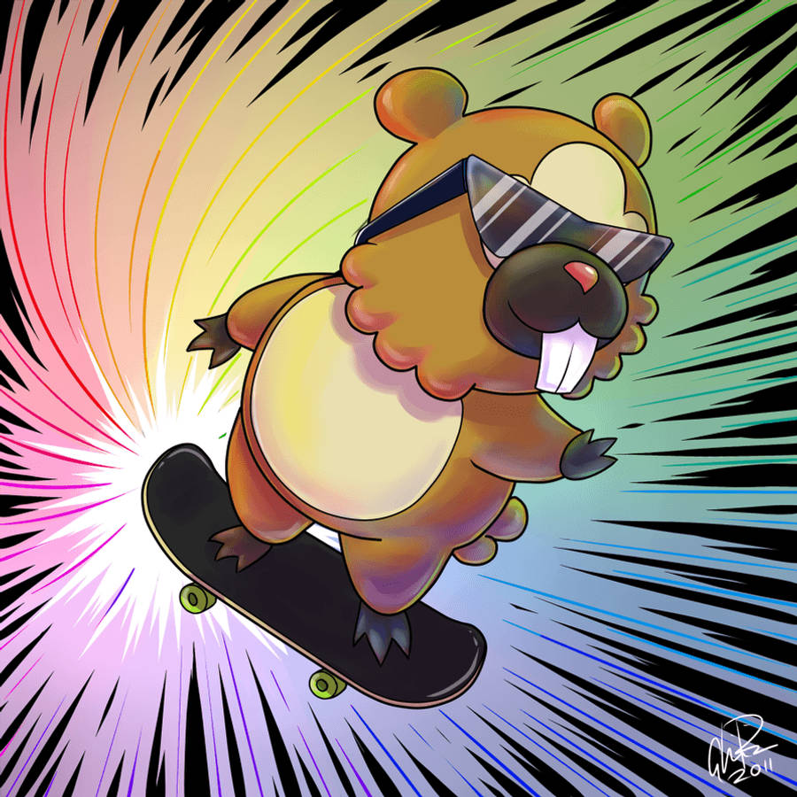 Cool Bidoof Wallpaper