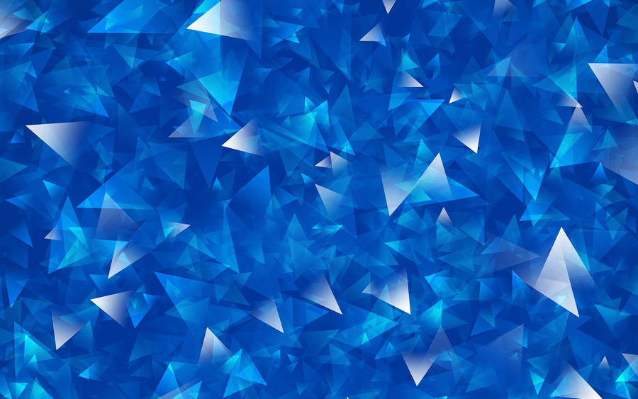 Cool Blue Crystal Wallpaper