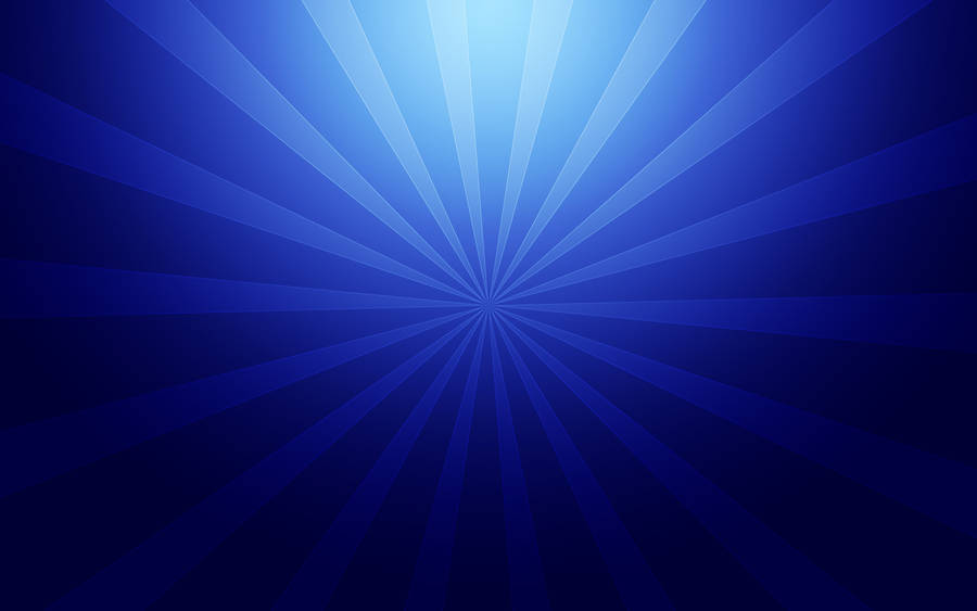 Cool Blue Sunburst Pattern Wallpaper