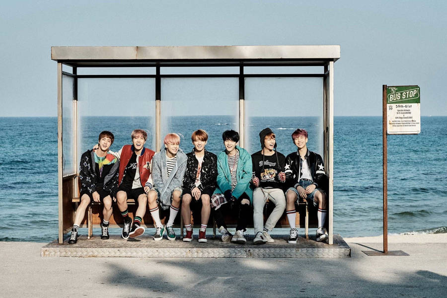 Cool Bts Laptop Spring Day Wallpaper