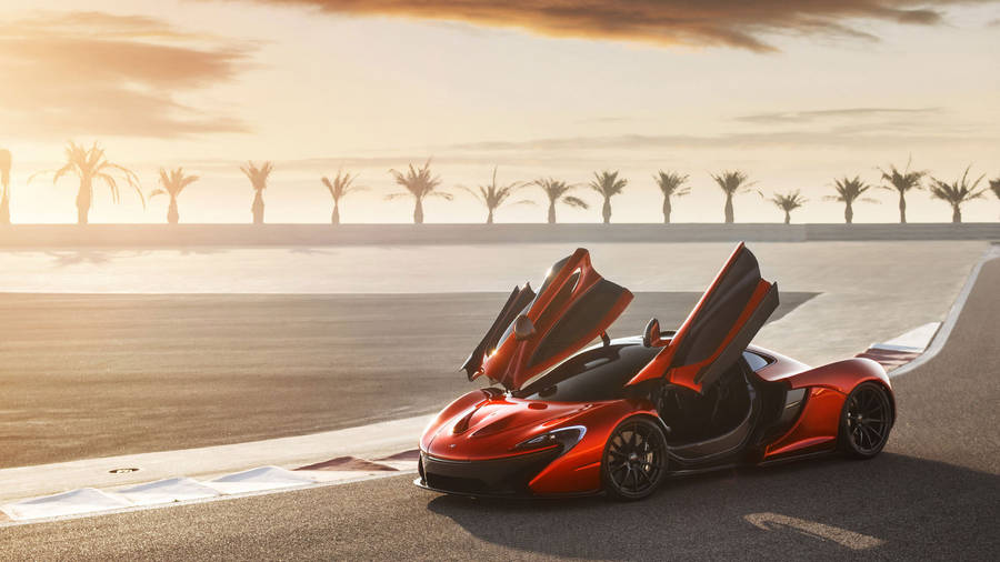 Cool Car Red Mclaren Wallpaper