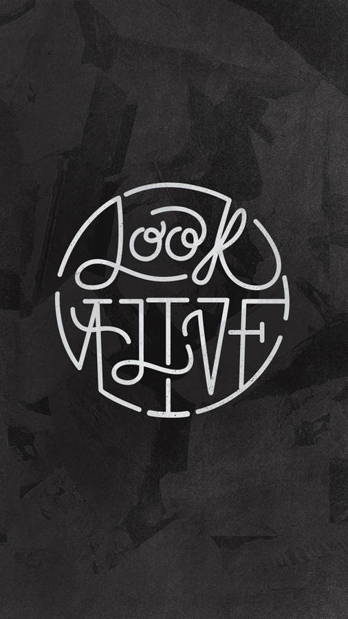 Cool Dark Aesthetic Logo Wallpaper