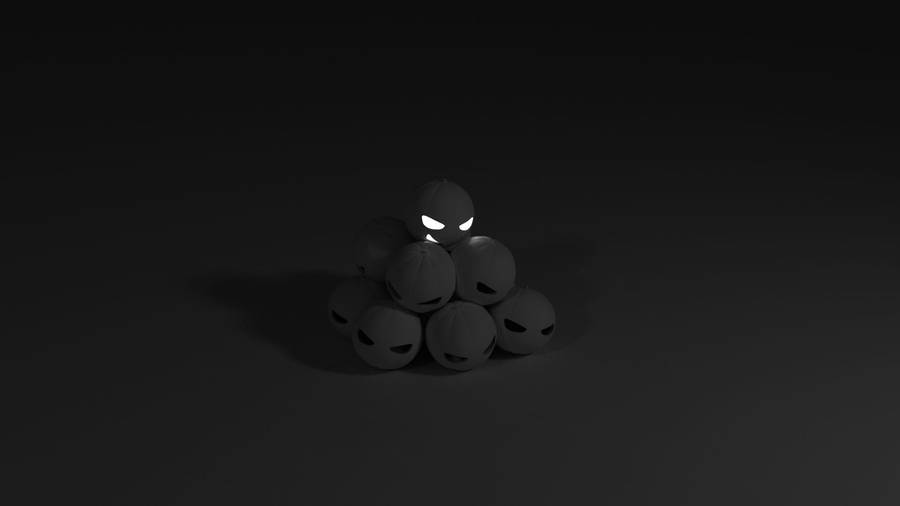 Cool Dark Angry Emoji Wallpaper
