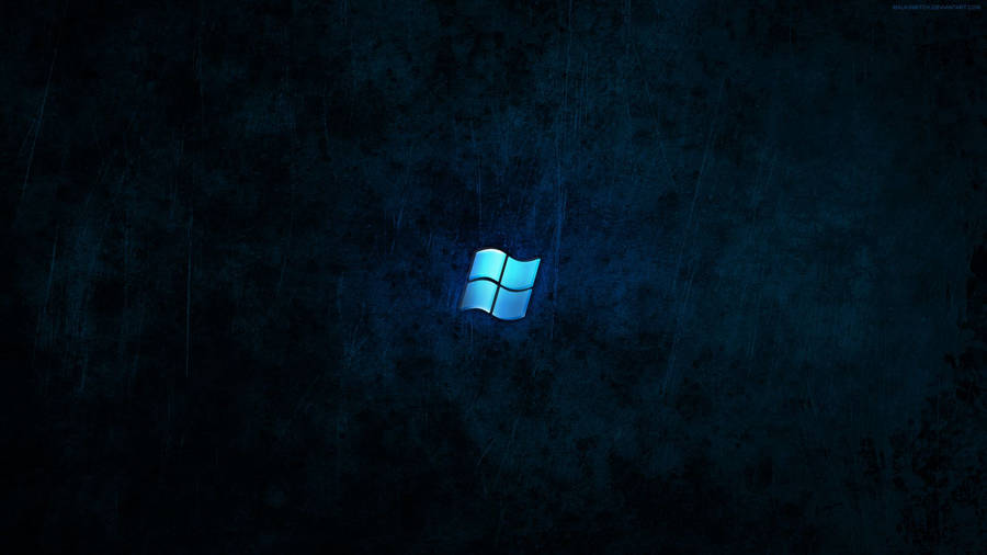 Cool Dark Windows Logo Wallpaper
