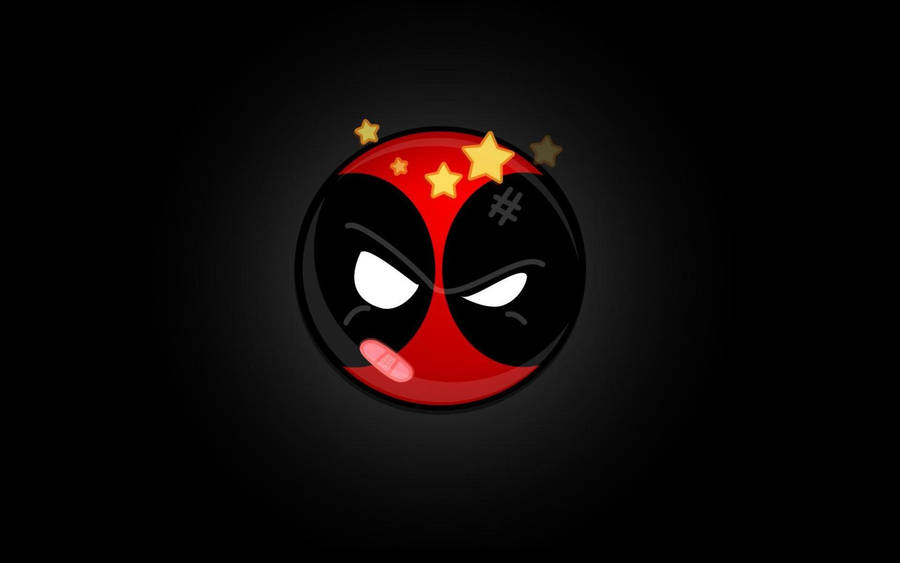 Cool Deadpool Emoji Wallpaper