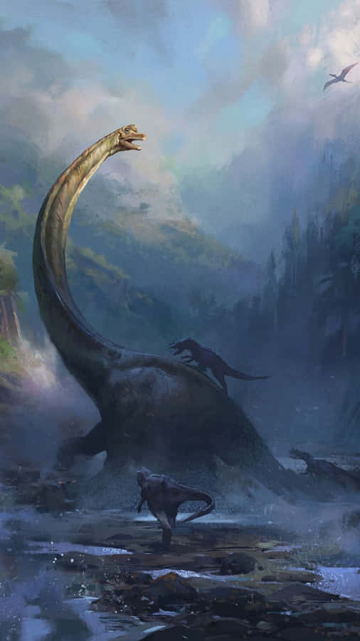 Cool Dinosaur Iphone Theme Wallpaper