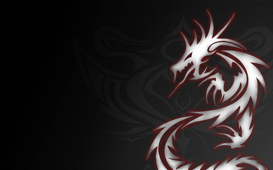 Cool Dragon Minimalist Art Wallpaper