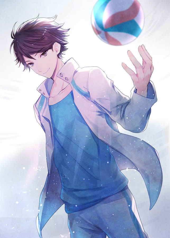 Cool Drawing Of Toru Oikawa Wallpaper