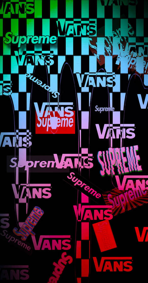 Cool Drip Vans Wallpaper