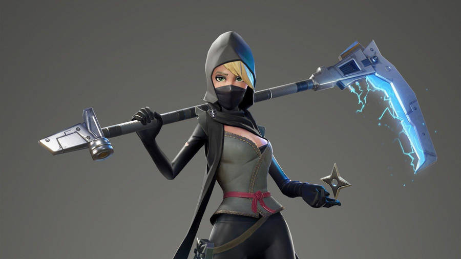 Cool Female Fortnite Skin Wallpaper