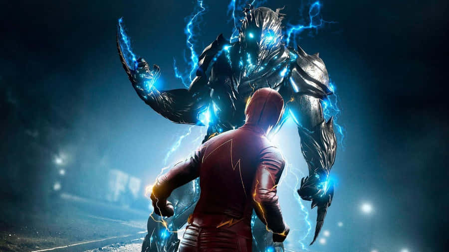 Cool Flash Fighting Savitar Wallpaper