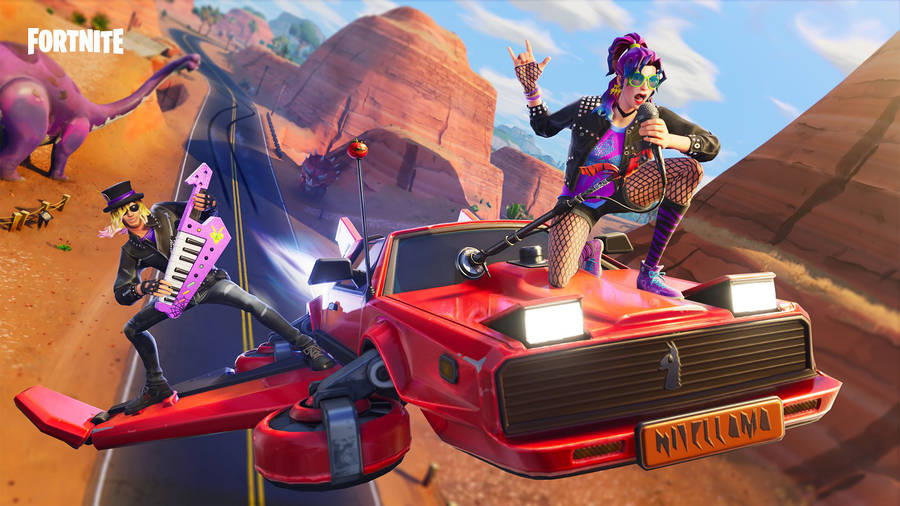 Cool Fortnite Musicians Wallpaper