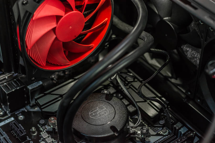 Cool Gaming Cpu Cooling System Wallpaper