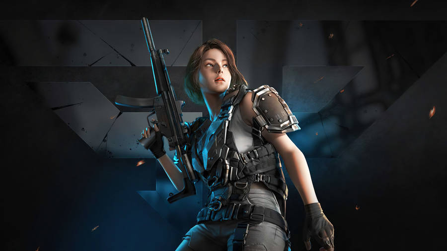 Cool Girl Soldier Wallpaper