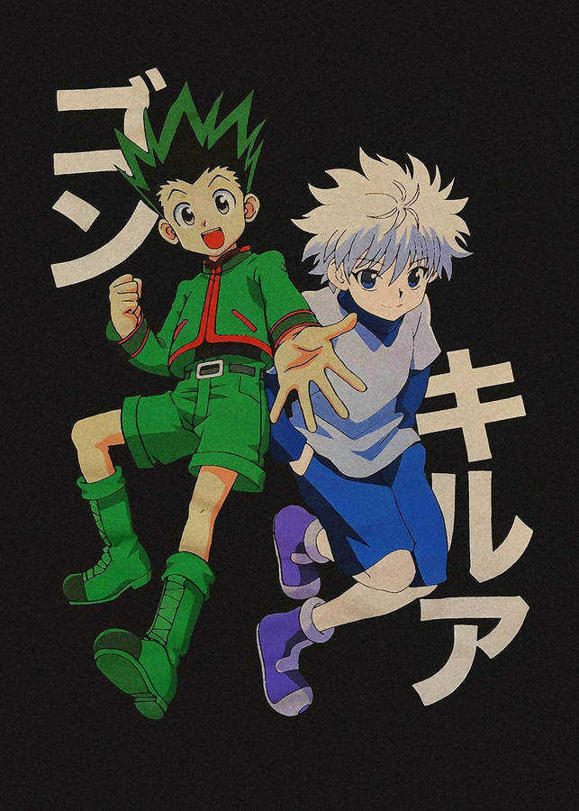 Cool Gon And Killua Fan Art Wallpaper