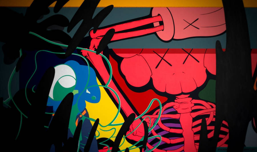 Cool Graffiti Art Kaws Pc Wallpaper