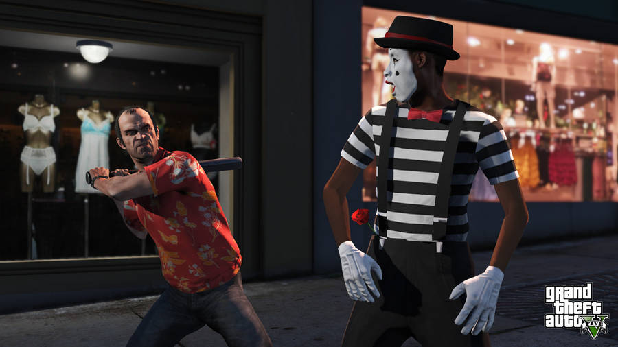 Cool Gta Shocked Mime Wallpaper