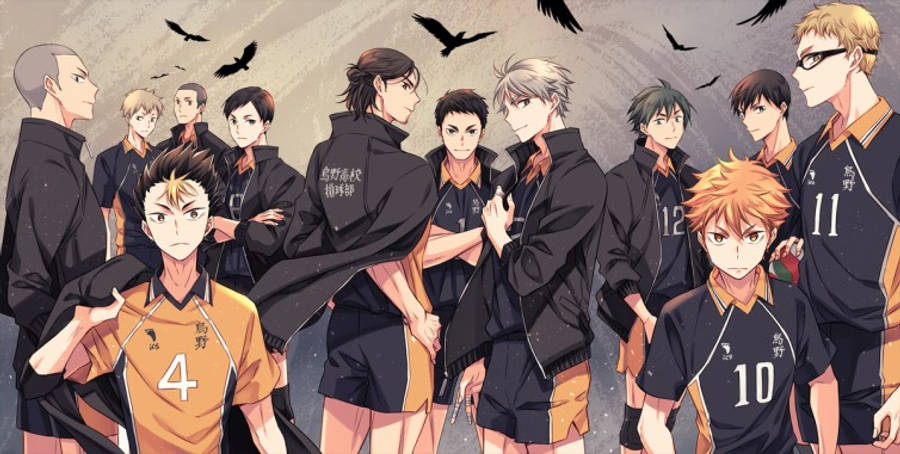 Cool Haikyuu Desktop With Karasuno Team Wallpaper