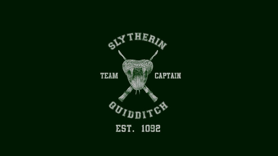 Cool Harry Potter Slytherin Quidditch Captain Wallpaper