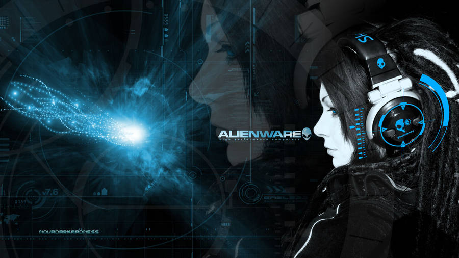 Cool Hd Girl Alienware Art Wallpaper