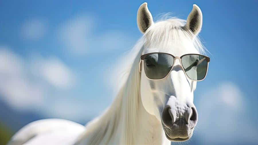 Cool_ Horse_ With_ Sunglasses.jpg Wallpaper