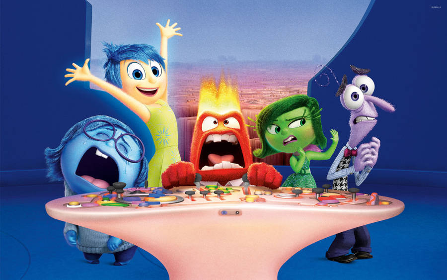 Cool Inside Out Movie Characters Wallpaper