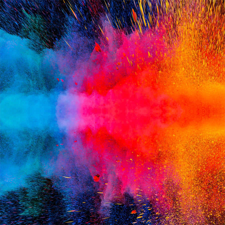 Cool Ipad Pro Color Burst Wallpaper