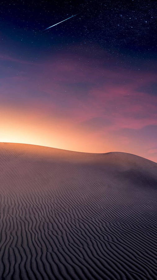 Cool Iphone Xs Max Desert Sunset Wallpaper