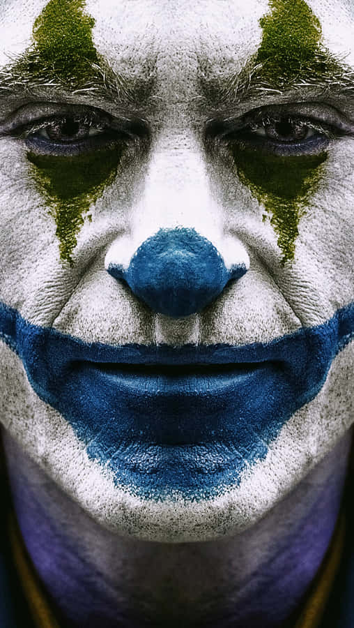 Cool Joker Close-up Face Wallpaper