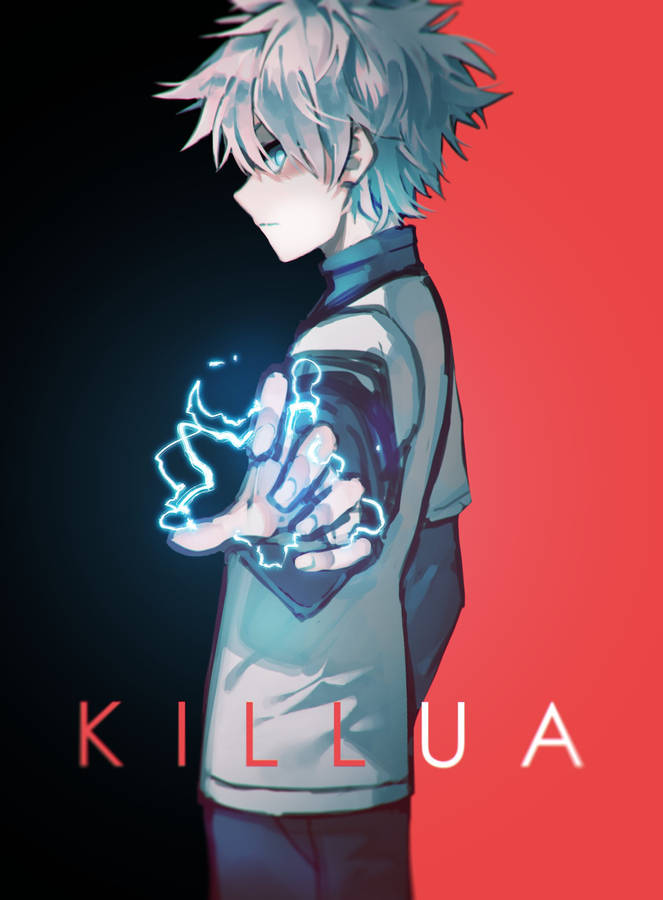 Cool Killua From The Anime Series Hunter X Hunter Wallpaper