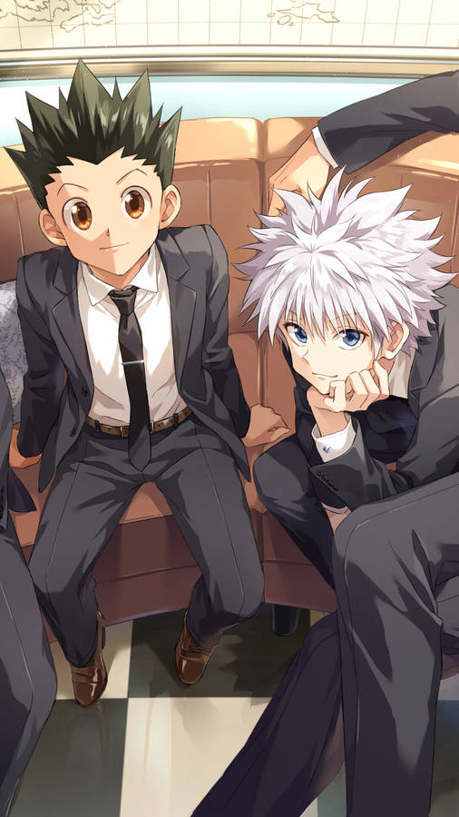 Cool Killua Is Ready For His Next Mission. Wallpaper